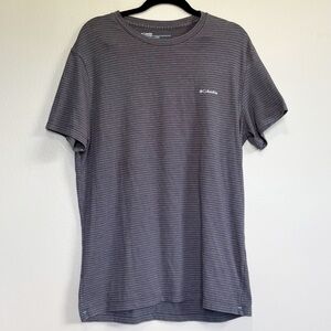 Columbia Short Sleeve Tee Casual Fit Navy Blue Men’s Size Large